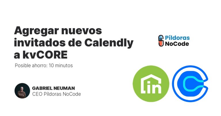 Agregar nuevos invitados de Calendly a kvCORE