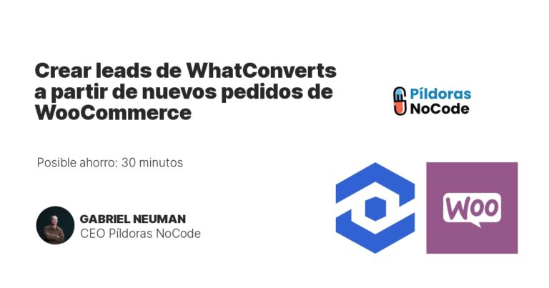 Crear leads de WhatConverts a partir de nuevos pedidos de WooCommerce
