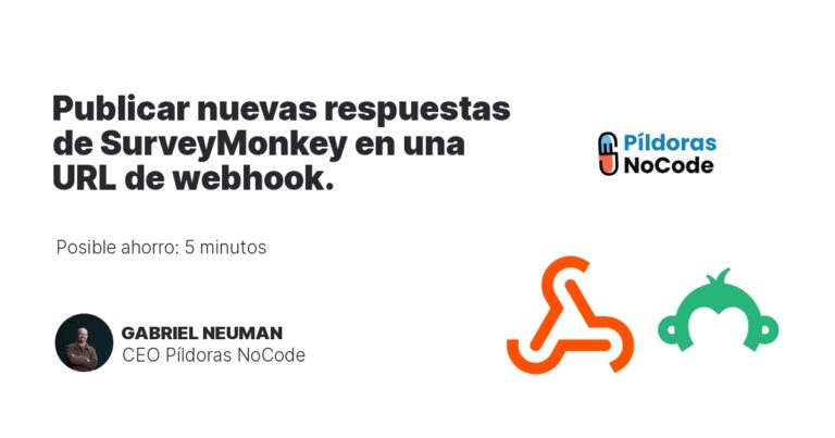 Publicar nuevas respuestas de SurveyMonkey en una URL de webhook.